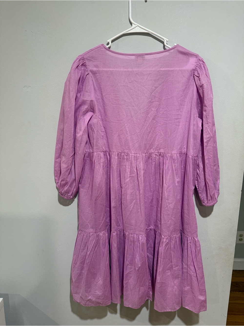 J. Crew Lilac Button-Front Dress - Picture 3 of 9
